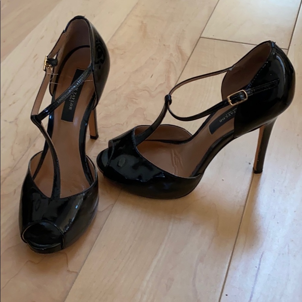Black Patent leather 4” Mary Jane style heels